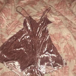 Velvet romper